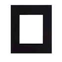 2N Inbouw installatie frame voor 1 module (zwart)