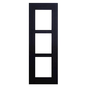 2N Inbouw installatie frame voor 3 modules (zwart)