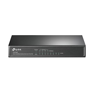 TP-Link | TL-SF1008P | 8-Poort 10/100Mbps Desktop | PoE
